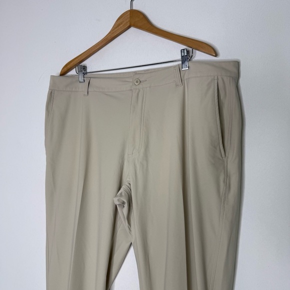 FootJoy Men’s Performance Knit Golf Pants Stone Khaki Size 40x34 Style 29018 - Picture 9 of 10